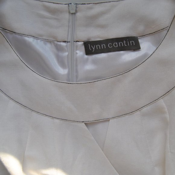 🇨🇦 NWOT Lynn Cantin White Linen Dress - Size 8 - Picture 8 of 8